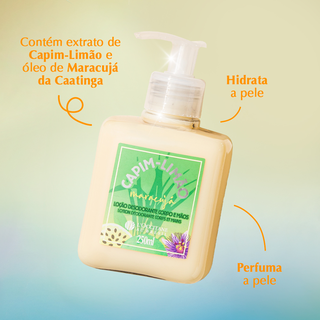 Loção Desodorante Corpo e Mãos Capim-Limão Maracujá 250ml
